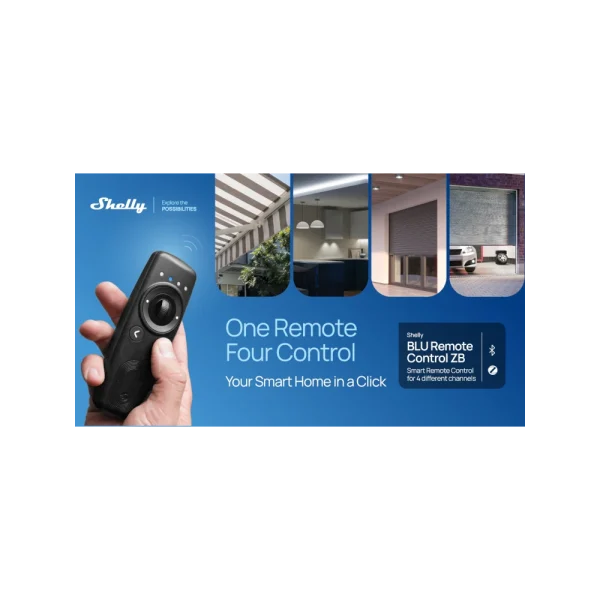 Shelly BLU Remote Control ZB Black